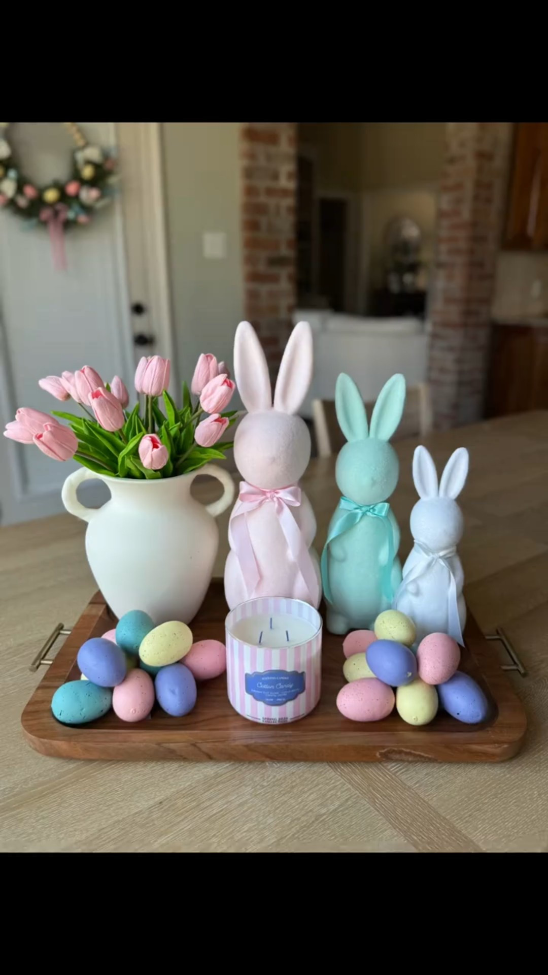 Easter centerpiece idea. Amazon has the cutest foam bunnies and I couldn’t wait to decorate with them! @amazonfindsandfashion  

#LTKSeasonal #LTKHome