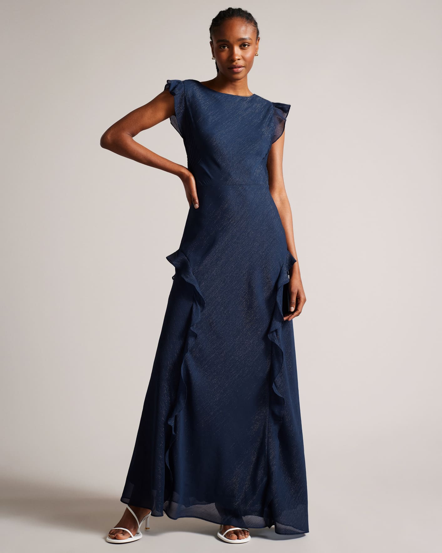 Bias Cut Maxi Dress With Ruffle Detail | Ted Baker (US)
