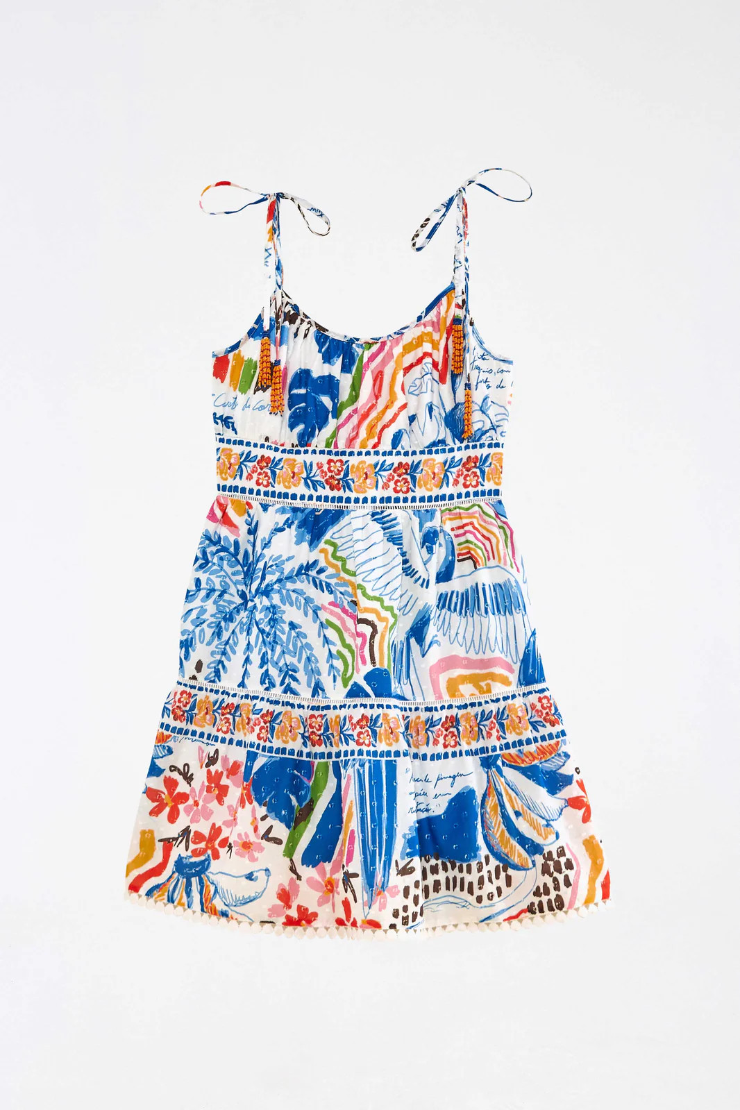 Wild Brazil Tie Strap Mini Dress | FarmRio (US)
