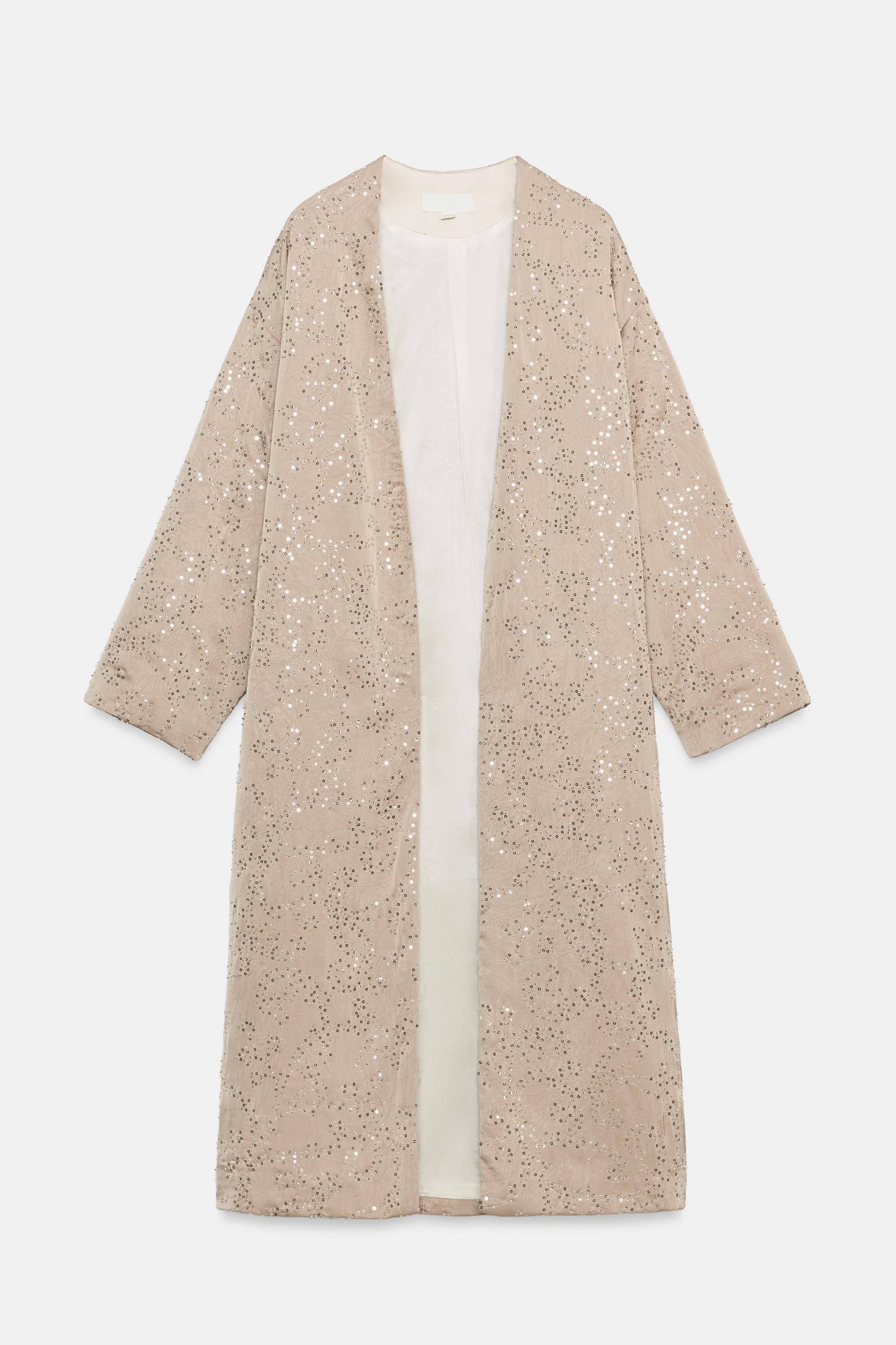 KIMONO JASJE MET PAILLETTEN | Zara US