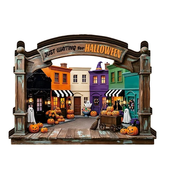 Halloween Home Decor, Vintage Fall Decor, Spooky Halloween Decorations, Halloween Room Decor, 6X4... | Walmart (US)