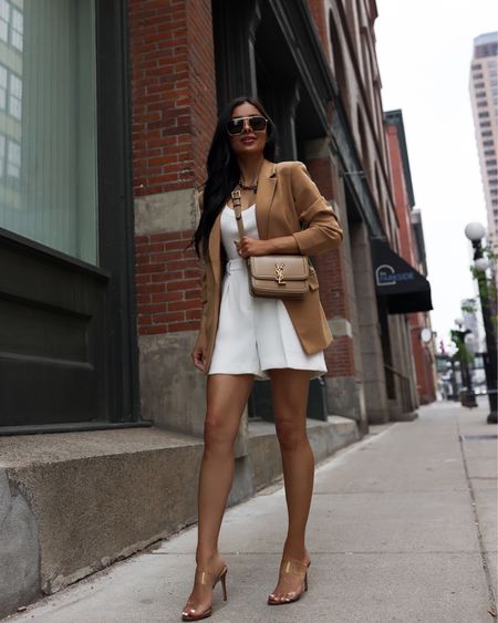 Nordstrom affordable summer outfit ideas
Camel blazer under $100 wearing an XS
Nordstrom white shorts wearing an XXS



#LTKunder50 #LTKstyletip #LTKunder100