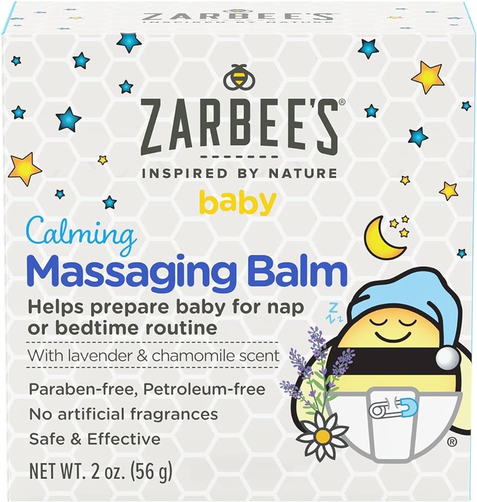 Zarbee's Baby Massage Balm; Calming and Soothing Sleep with Shea Butter; Lavender and Chamomile; ... | Amazon (US)