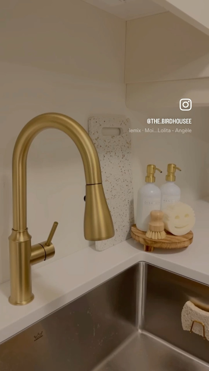 Gold faucet is a must in a white kitchen! 

#LTKhome #amazonfinds 

#LTKcanada #LTKstyletip