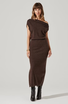 Val One Shoulder Sweater Dress | ASTR The Label (US)