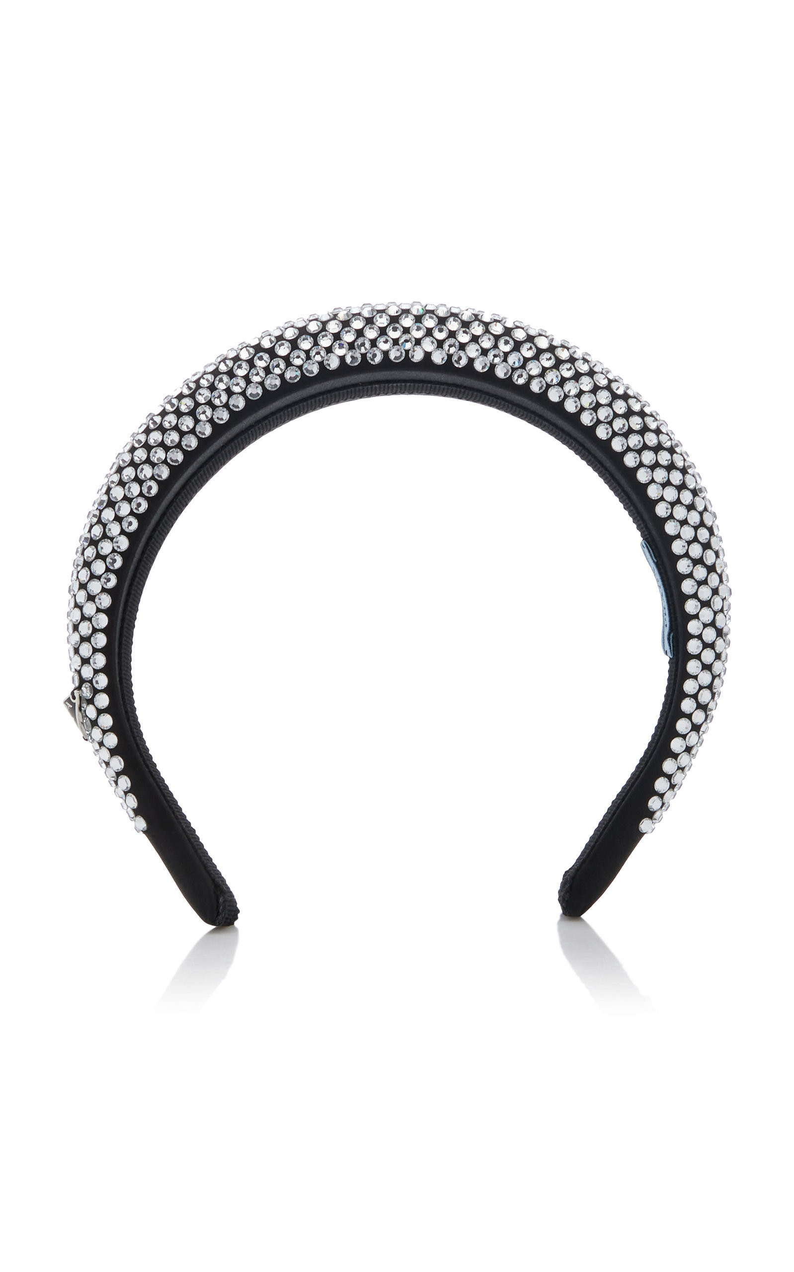 Crystal-Embellished Satin Maxi Headband | Moda Operandi (Global)