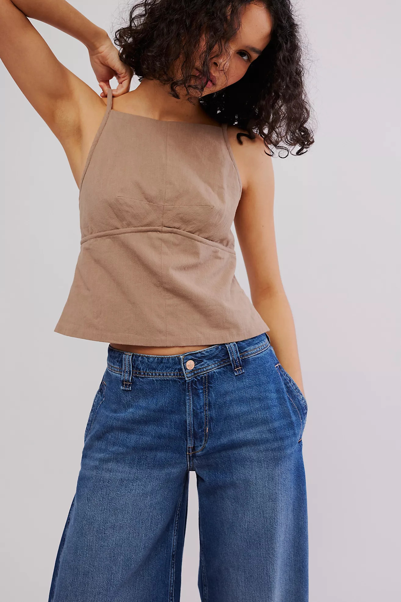 James Linen Top | Free People (Global - UK&FR Excluded)