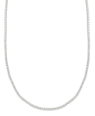 Micro Tennis Necklace | Macy's