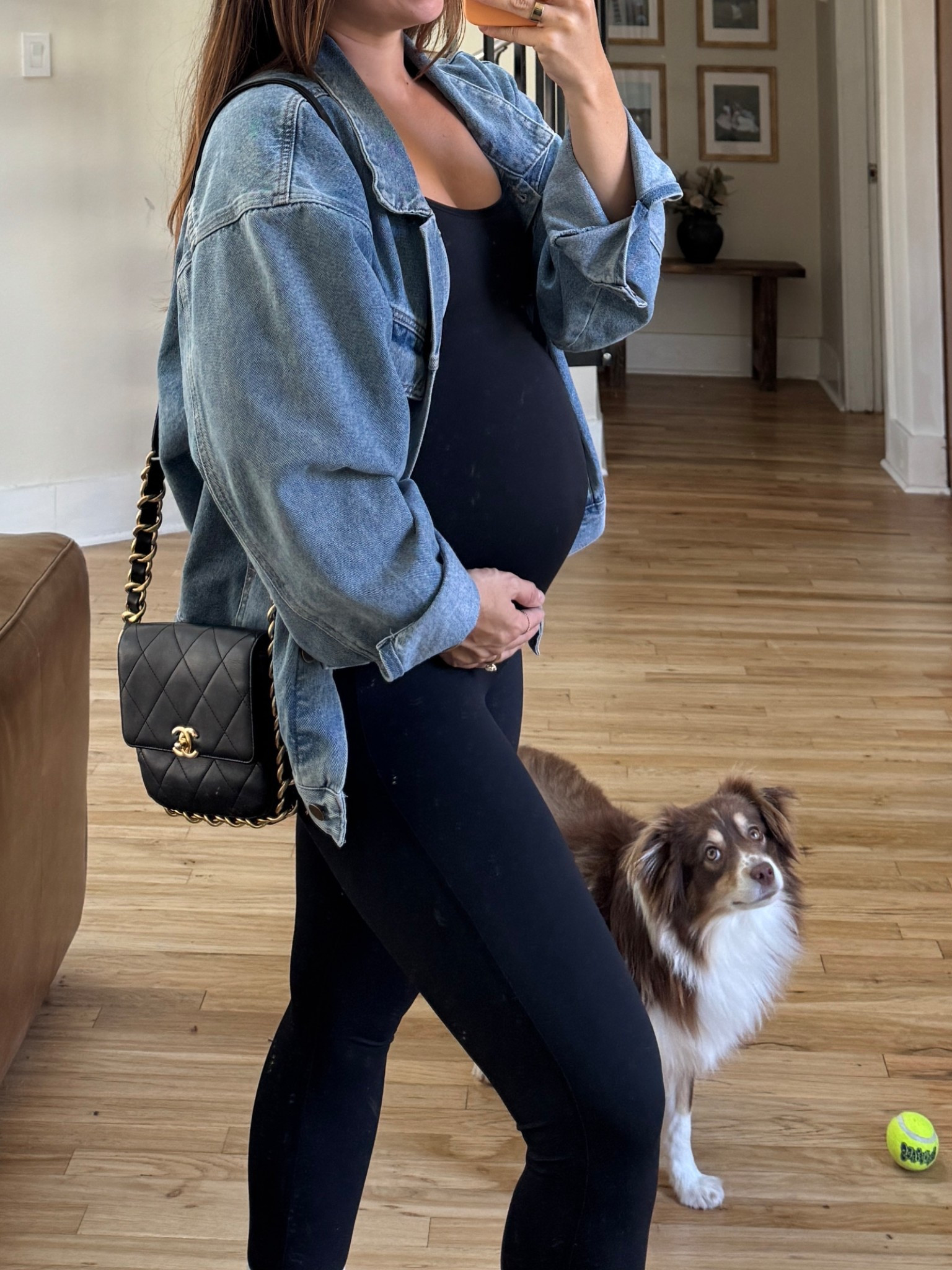 jacket : L 
onezie: M 
