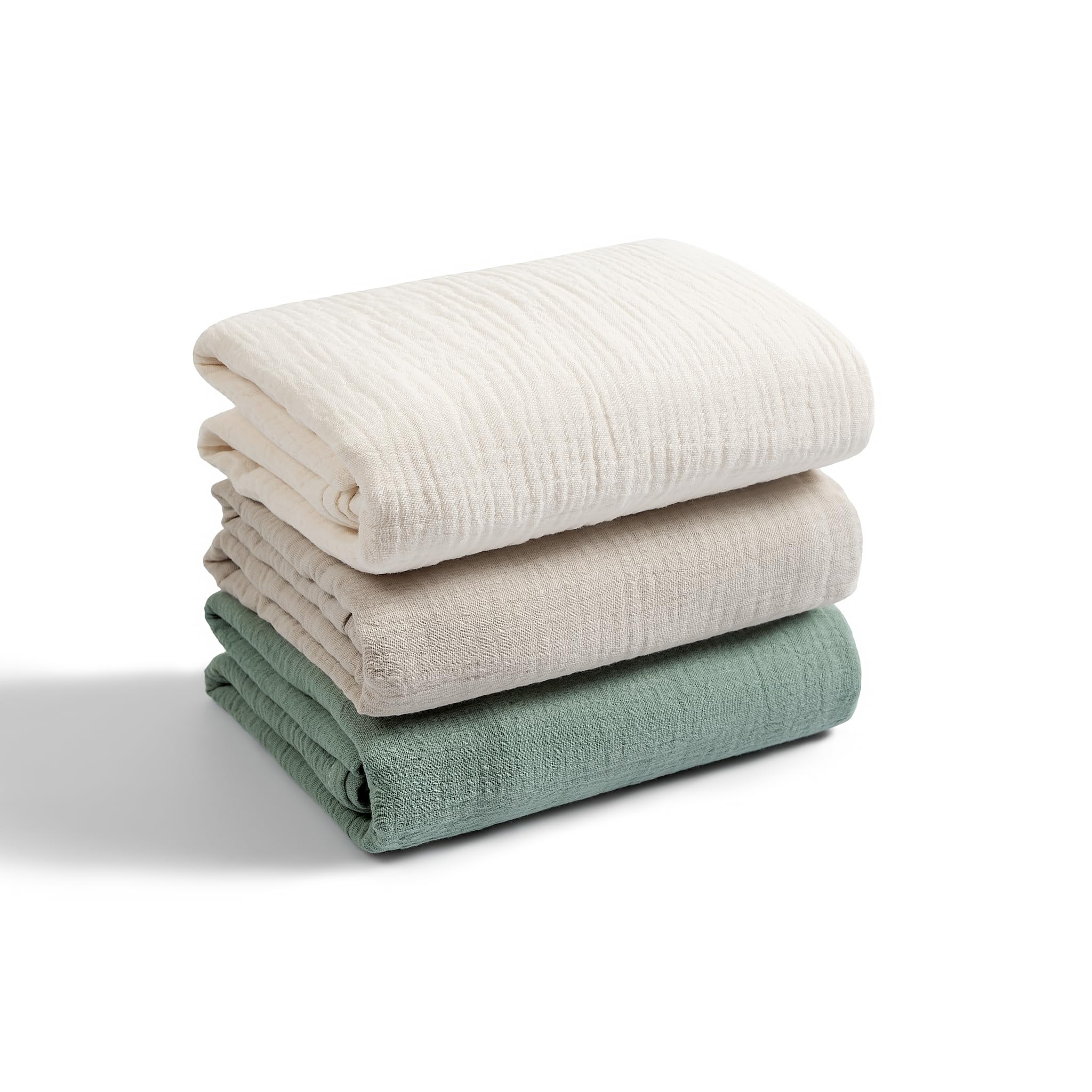 Meracorallo Muslin Swaddle Blanket, 100% Cotton Receiving Blanket Soft and Breathable Swaddle Wra... | Amazon (US)