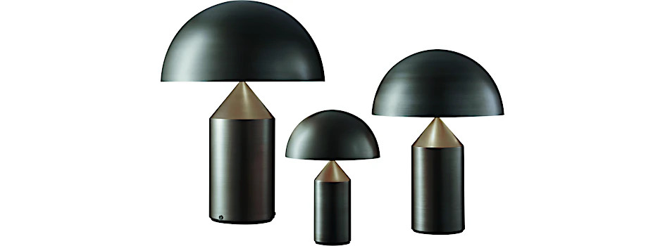 Atollo Tischleuchte bronze  Design von  Vico Magistretti | Design Bestseller (DE)