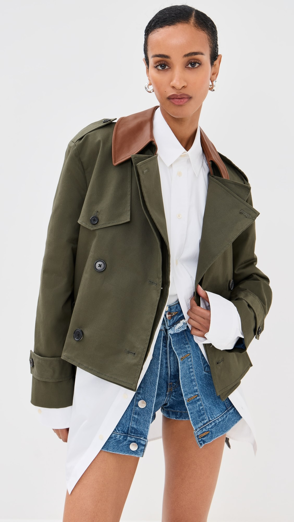 Layering Cropped Trench Coat | Shopbop