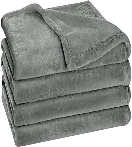 Utopia Bedding Fleece Blanket King Size Ash Grey 300GSM Luxury Fuzzy Soft Anti-Static Microfiber ... | Amazon (US)