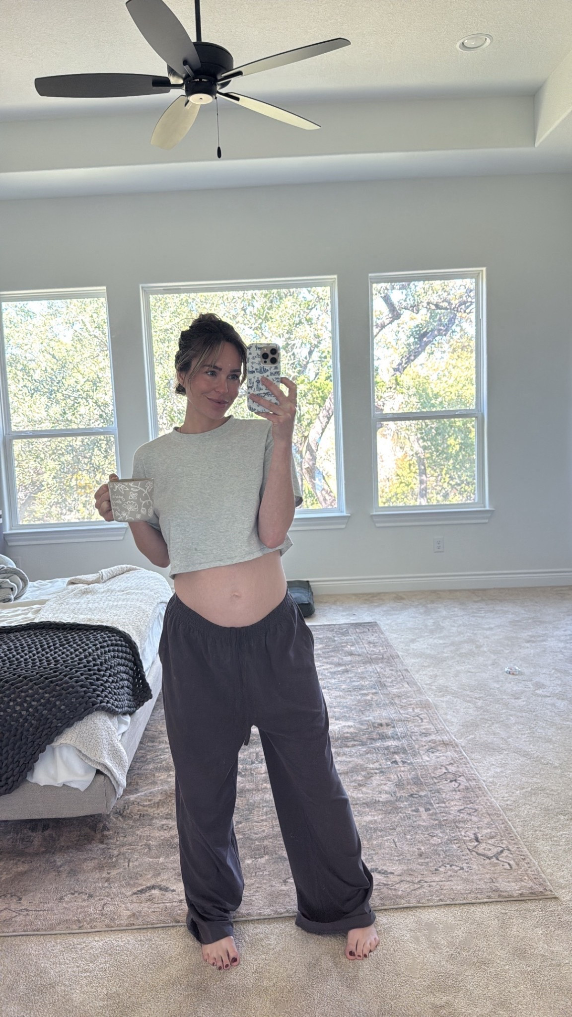 Wearing size small in the pants! so soft + comfy #skims #maternitywear #maternitystyle #bumpstyle #pregnancystyle #pregnancypants

#LTKBump