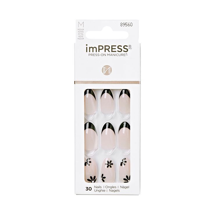 imPRESS Press-On Manicure Almond Fake Nails - Brave Hearts - 33ct | Target