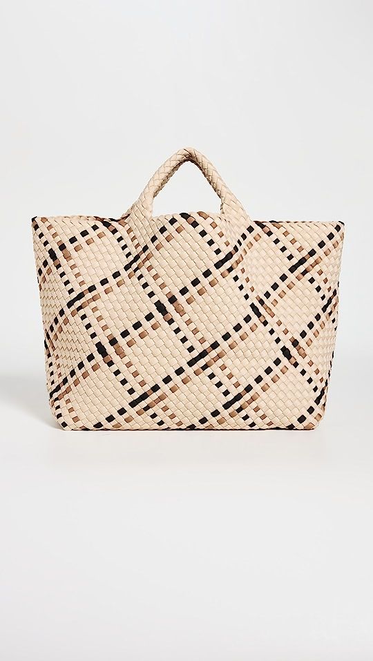 St Barths Plaid Large Tote | Shopbop