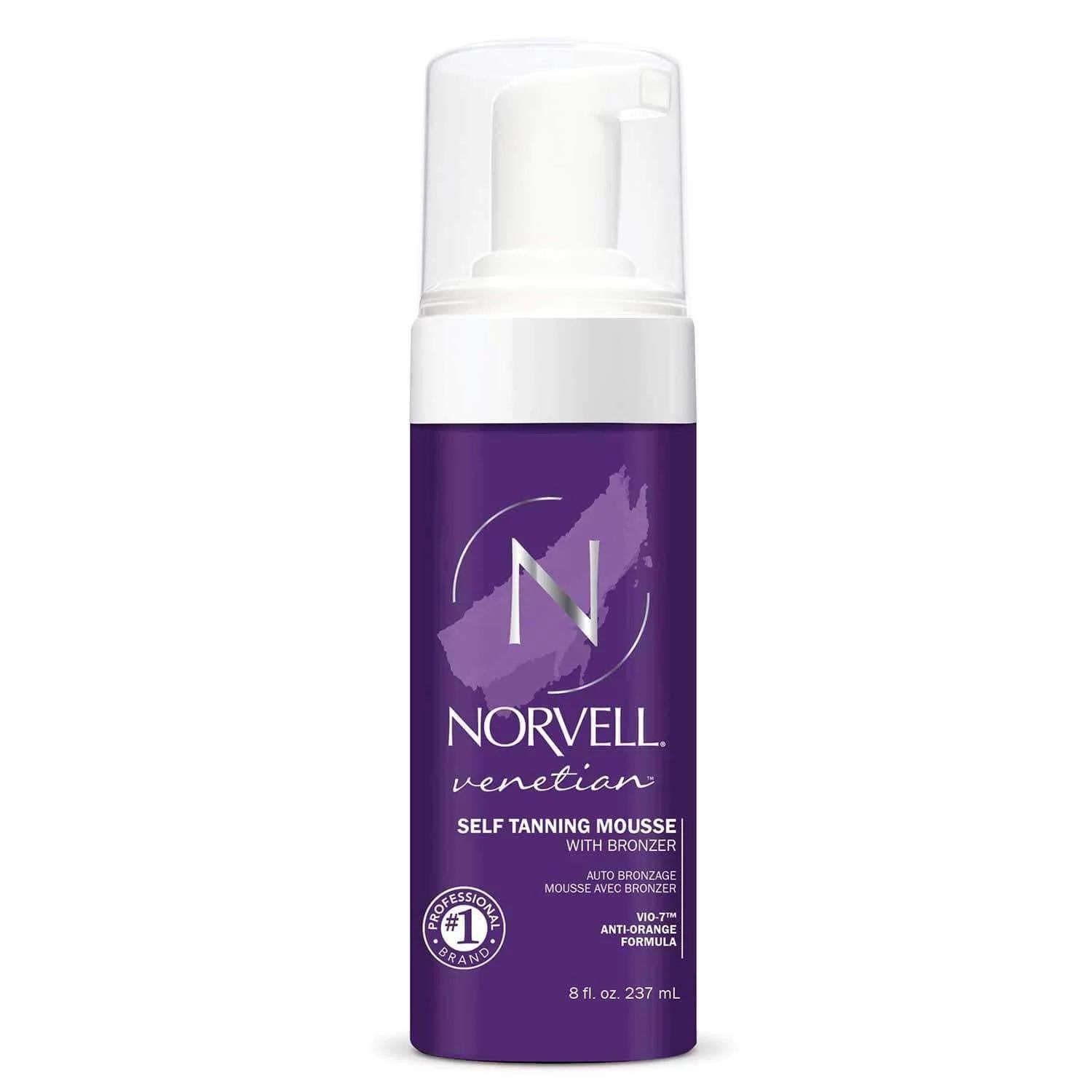 Norvell Venetian Sunless Self-Tanning Mousse with Bronzer - Instant Self Tanner - Natural Looking... | Walmart (US)