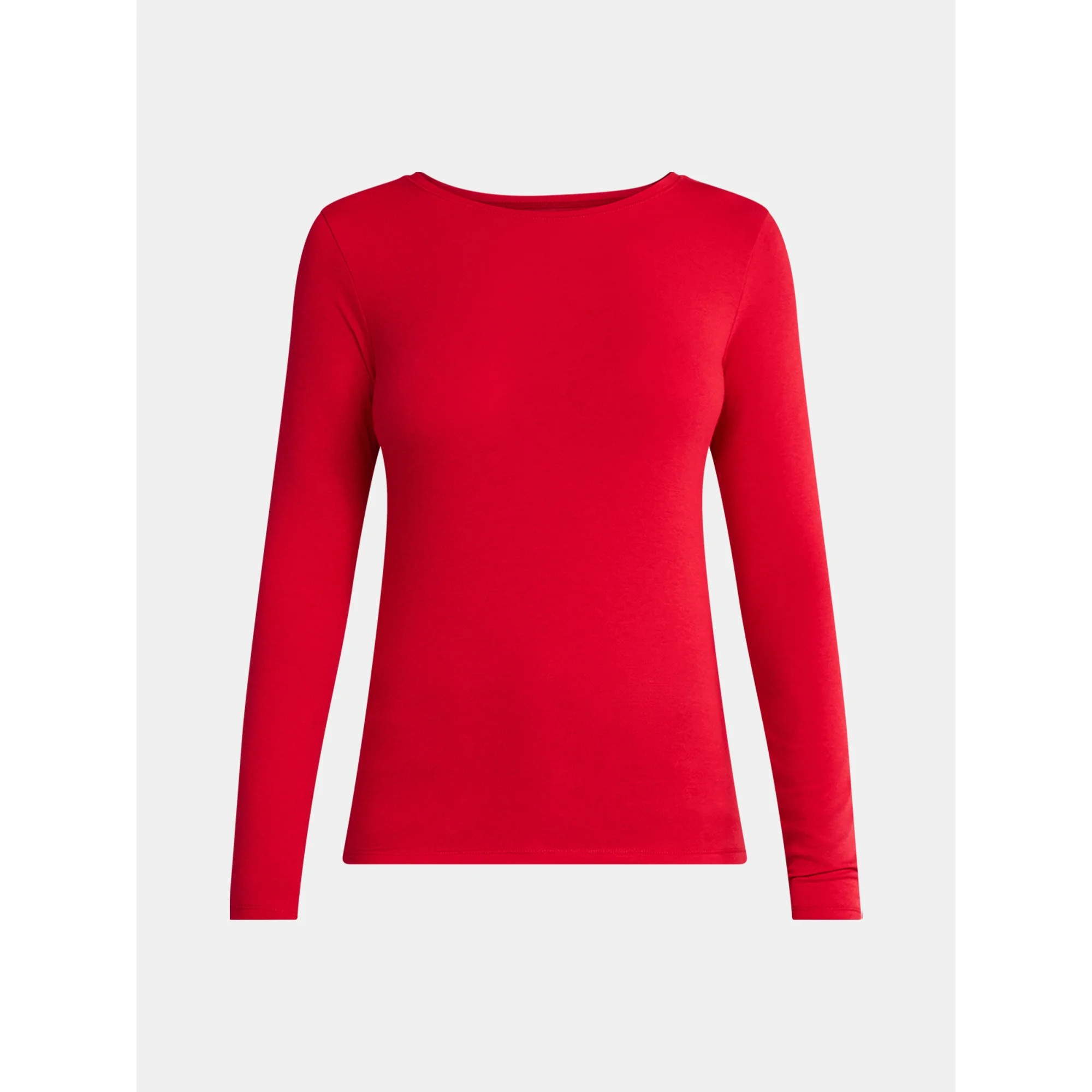 No Boundaries Long Sleeve Crewneck Tee, Women's | Walmart (US)