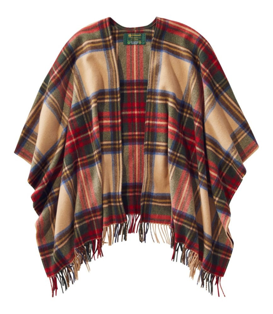 Women's L.L.Bean Poncho Scarf, Plaid | L.L. Bean