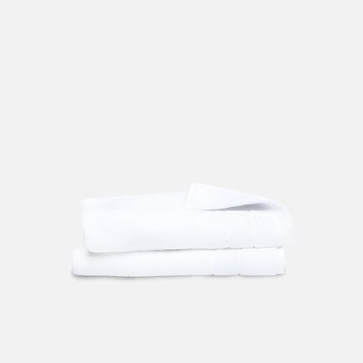 Brooklinen Super-Plush Hand Towels - Set of 2, White, 100% Cotton | Best Luxury Spa Towels | Amazon (US)