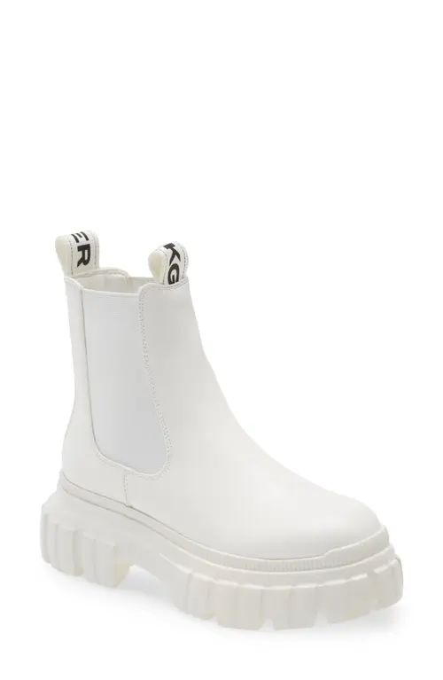 KG Kurt Geiger Tally Chelsea Boot in White at Nordstrom, Size 9Us | Nordstrom