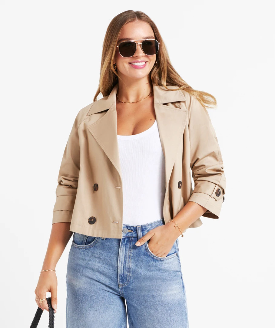 ELEANOR CROPPED TRENCH COAT | Sportsgirl
