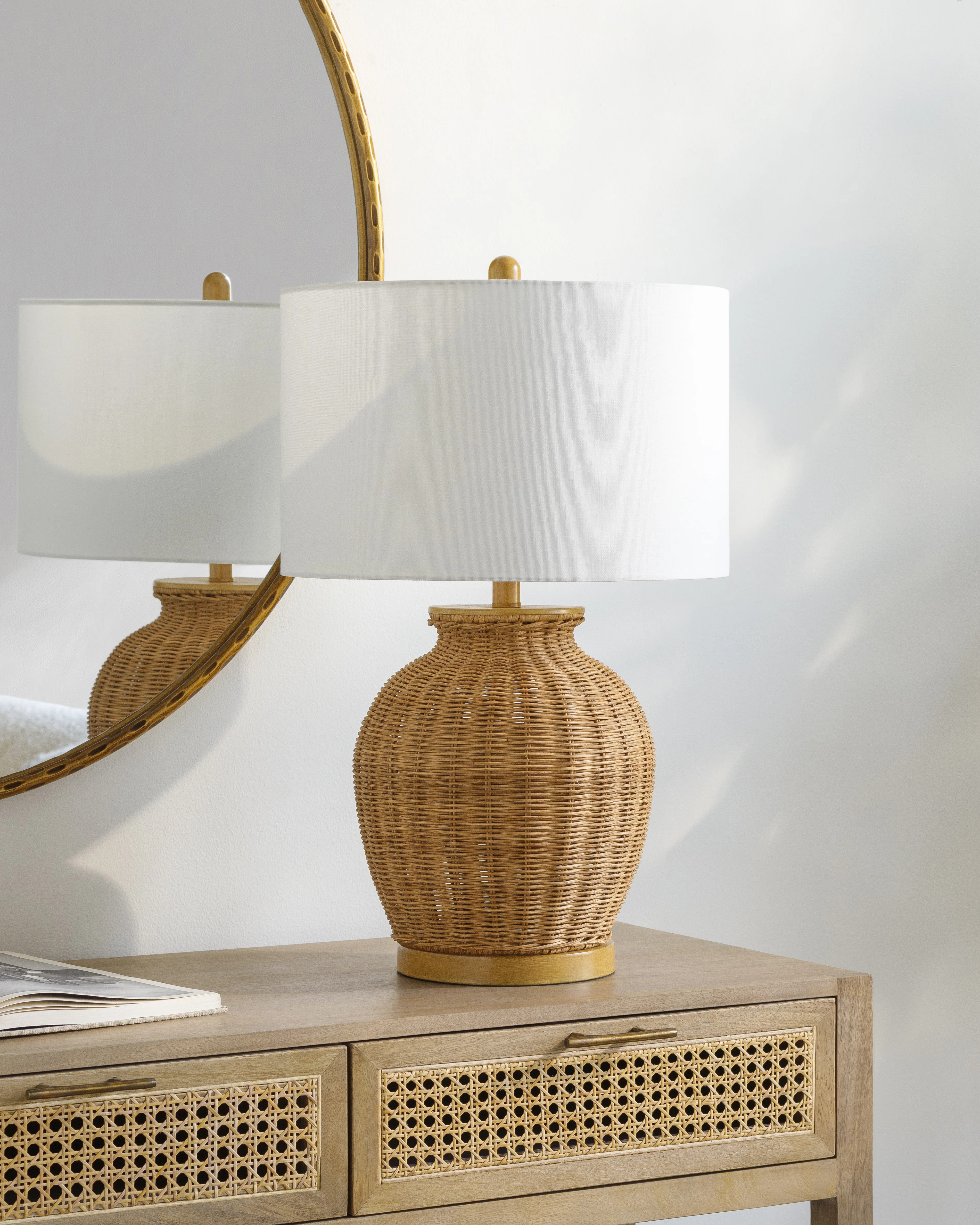 Bocanegra Wicker/Rattan Table Lamp | Wayfair North America