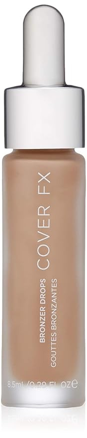 Cover FX Custom Bronzer Drops, Weightlessly Blend for A Sun-Soaked Glow, Sunkissed, 1 Fl Oz | Amazon (US)