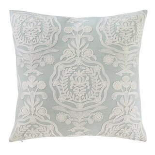 Elsbeth Crewel Pillow Cover with Luxurious Viscose Linen Blend & Embroidery Natural 12" x 20", Na... | Ballard Designs, Inc.