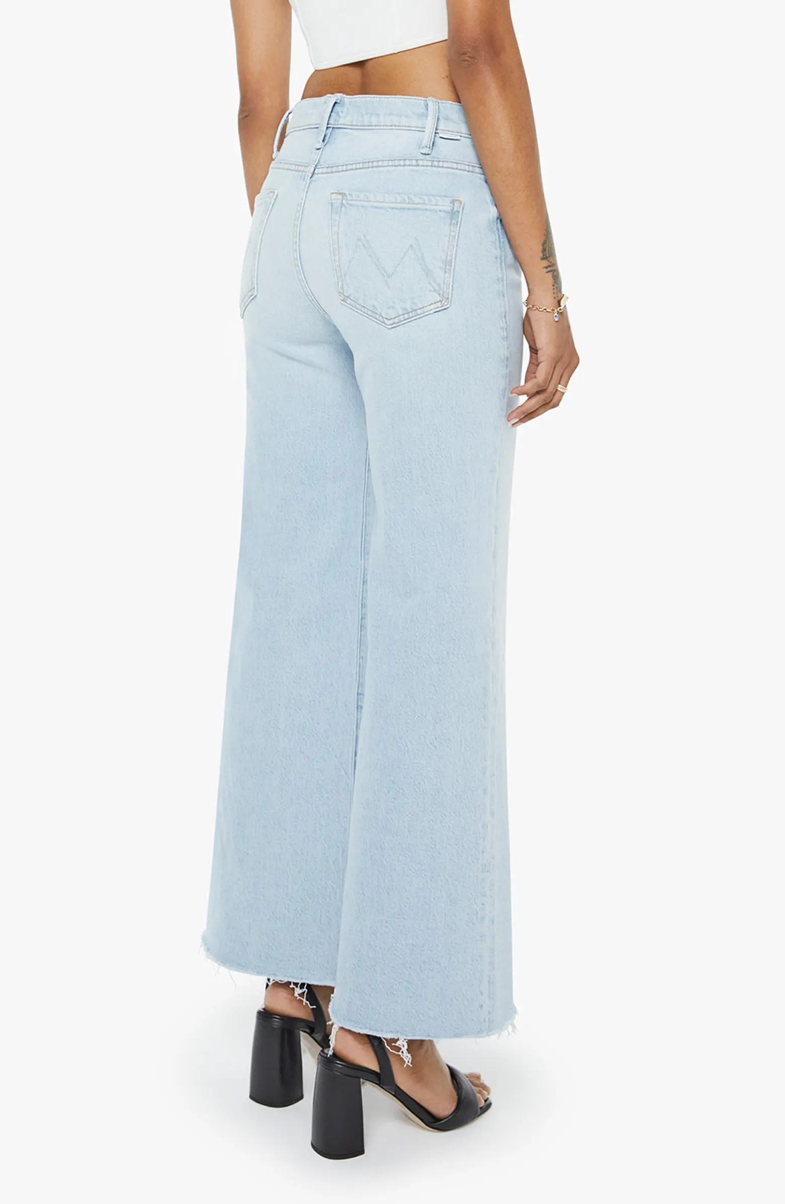 The Lil Huster Roller Simp High Waist Fray Hem Jeans | Nordstrom