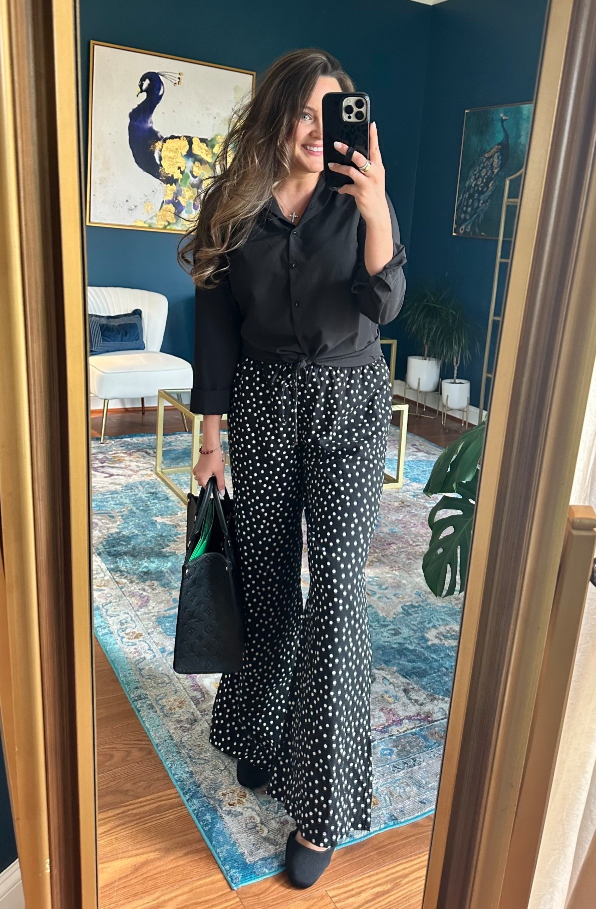 Love these linen pants 🖤
Took my normal medium 

#LTKootd #LTKSaleAlert