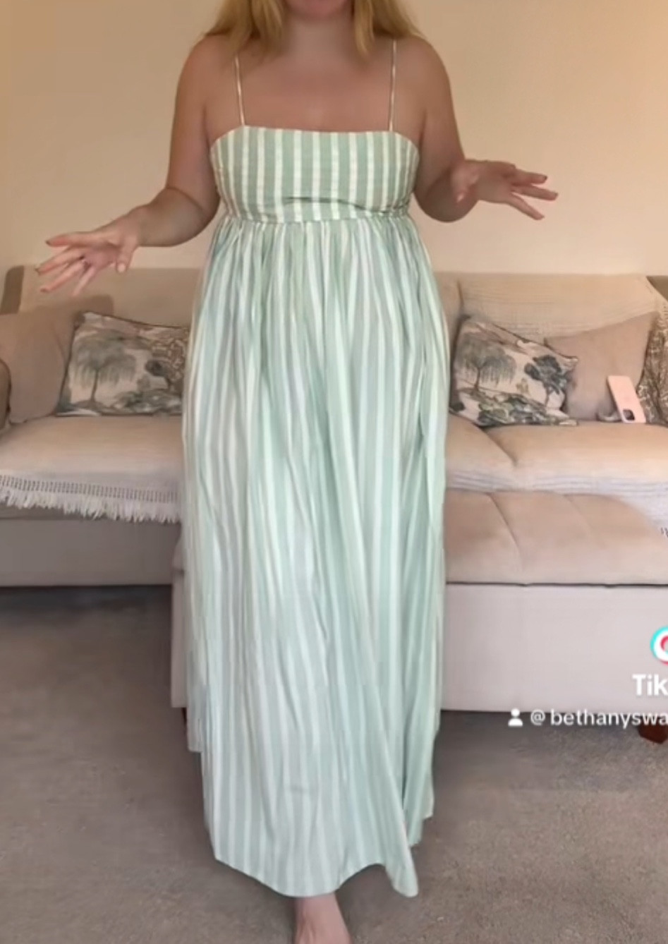 Gorgeous stripped dress. Wearing size 12. Perfect for summer, holiday or even wedding guest.

#LTKwedding #LTKstyletip #LTKSeasonal