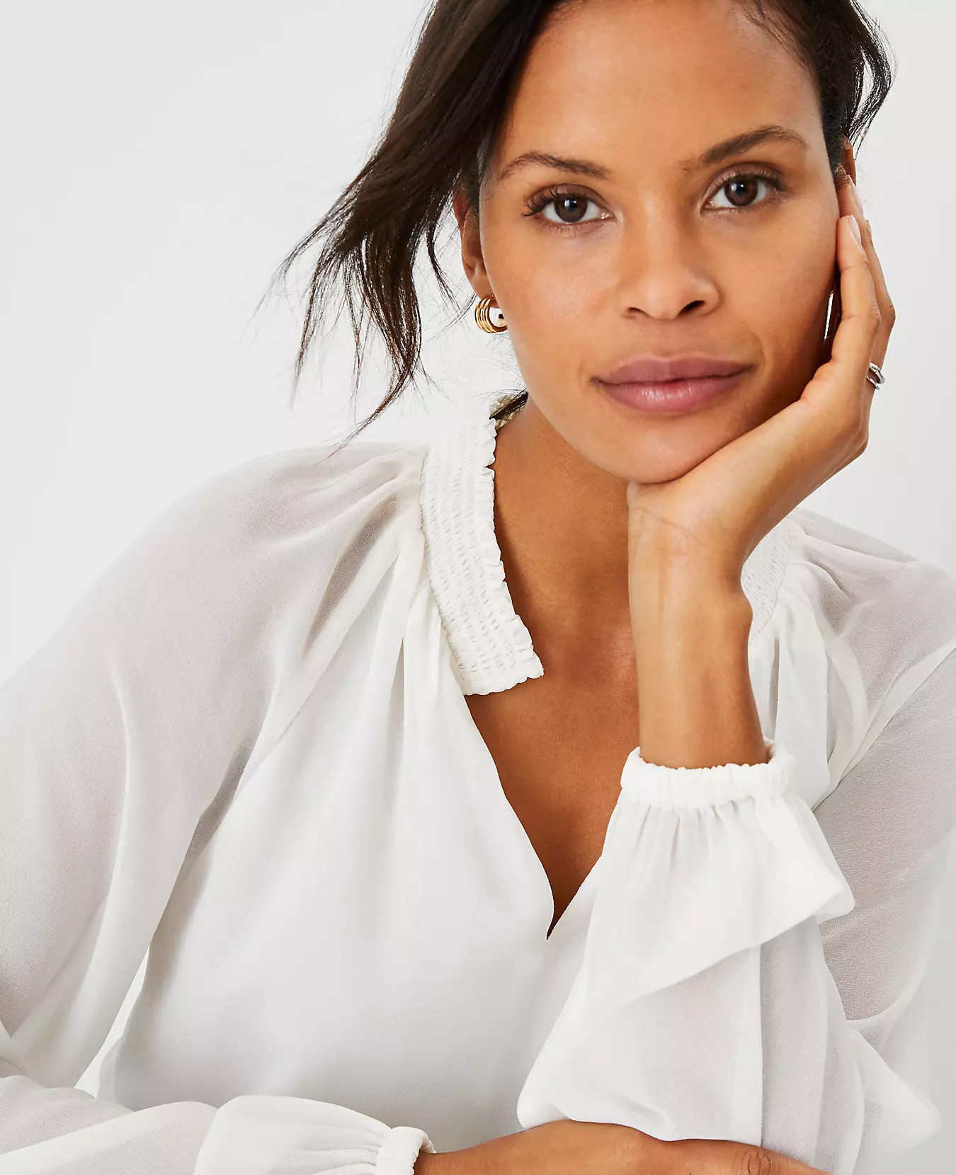 Smocked Top | Ann Taylor | Ann Taylor (US)