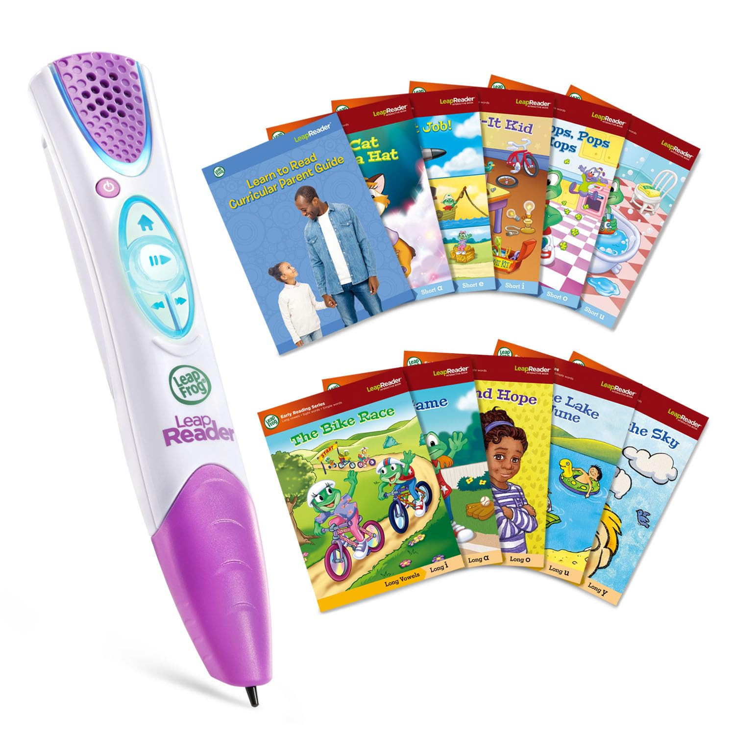 LeapFrog LeapReader System Learn-to-Read 10 Book Mega Pack, Pink | Amazon (US)