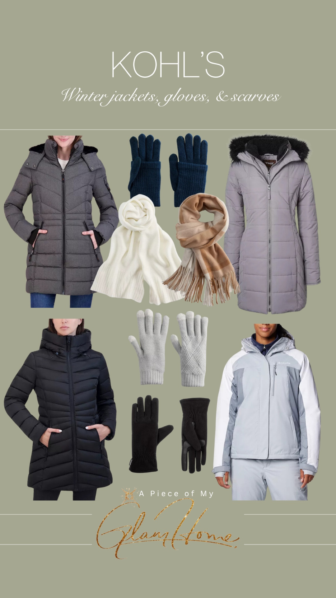 Kohl’s Winter jackets, gloves & scarves 

#winterouterwear #coldweathergear #winterfashion #kohls 

#LTKStyleTip #LTKSeasonal