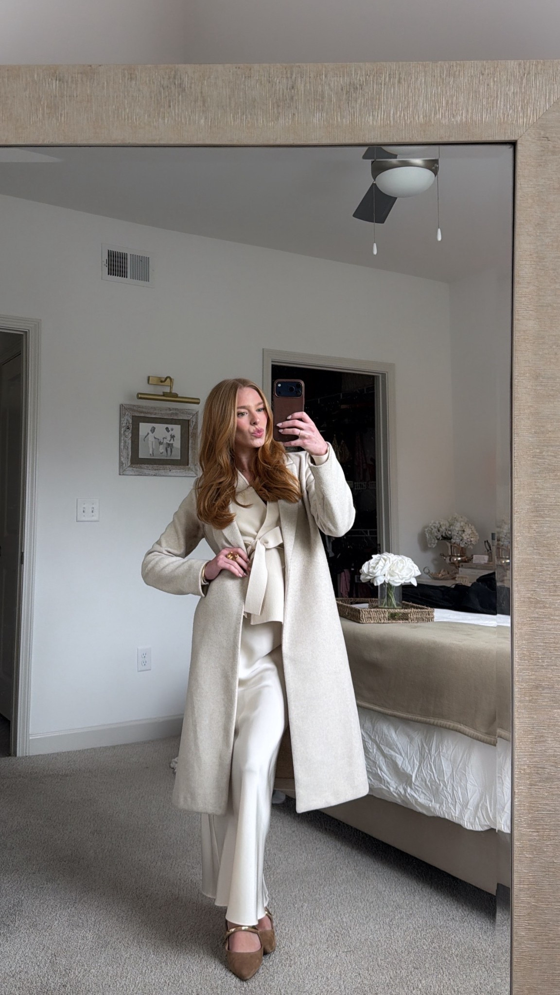 Monochromatic neutral outfits are my go to🤍🤍

#LTKOver40 #LTKootd #LTKWorkwear