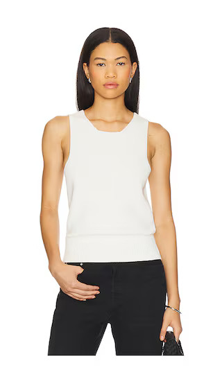 Lavanda Sleeveless Knit Top in Ivory | Revolve Clothing (Global)