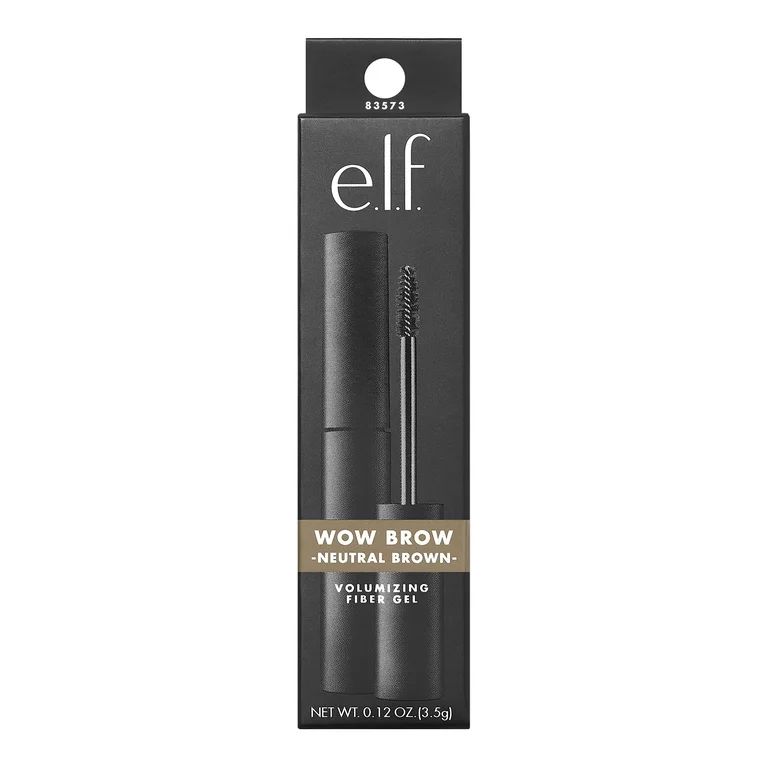 e.l.f. Cosmetics E.l.f. wow brow gel, fiber-infused formula, neutral brown, 0.12 Ounce, Neutral B... | Walmart (US)