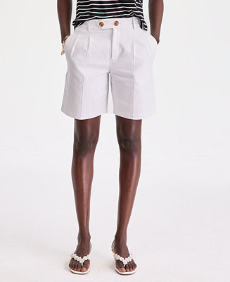 On 34th Women's High-Rise Linen-Blend Bermuda Shorts, Macy's Exclusive - Macy's | Macy's