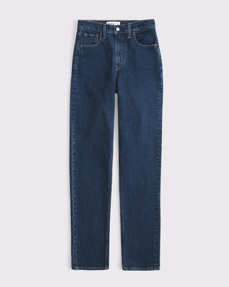 Women's Ultra High Rise 90s Straight Jean | Women's Bottoms | Abercrombie.com | Abercrombie & Fitch (US)