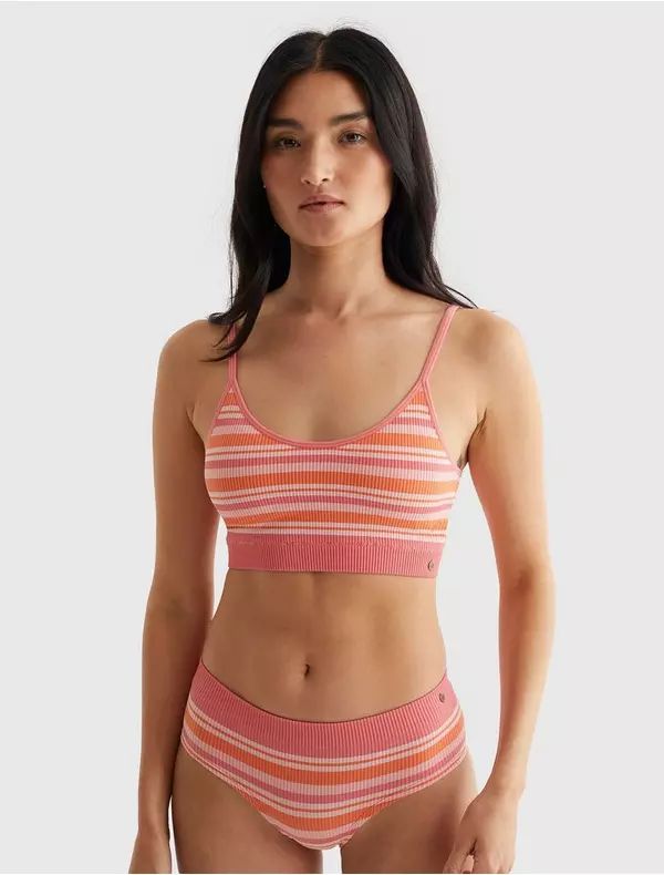 3 PACK SEAMLESS MULTI STRIPE BRA SET | Lucky Brand