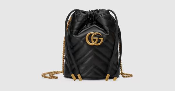 Gucci GG Marmont mini bucket bag - Gucci Bag | Gucci (US)