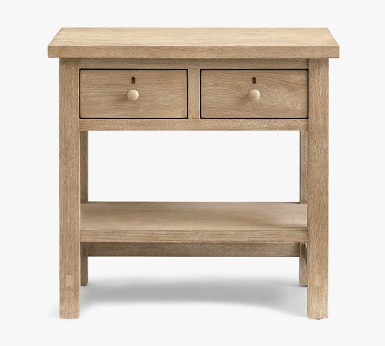 Farmhouse 2-Drawer Nightstand (28.5") | Pottery Barn (US)