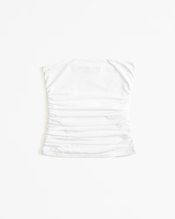 Women's Soft Matte Seamless Ruched Tube Top | Women's Tops | Abercrombie.com | Abercrombie & Fitch (US)