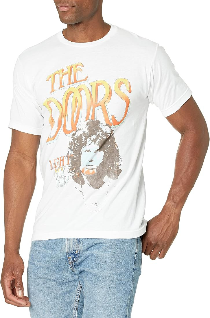 The Doors Men's Ombre Light My Fire T-Shirt | Amazon (US)