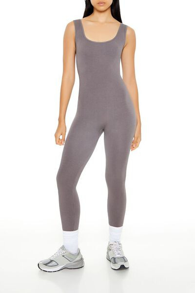 Fitted Scoop Neck Tank Jumpsuit | Forever 21