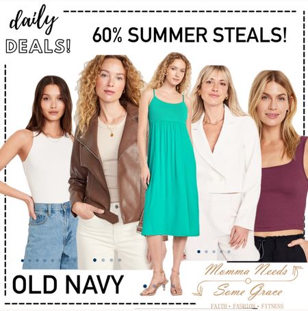 Old Navy 60% off summer steals! Some great jackets are included in this sale! 

#LTKSaleAlert #LTKFindsUnder100 #LTKSeasonal