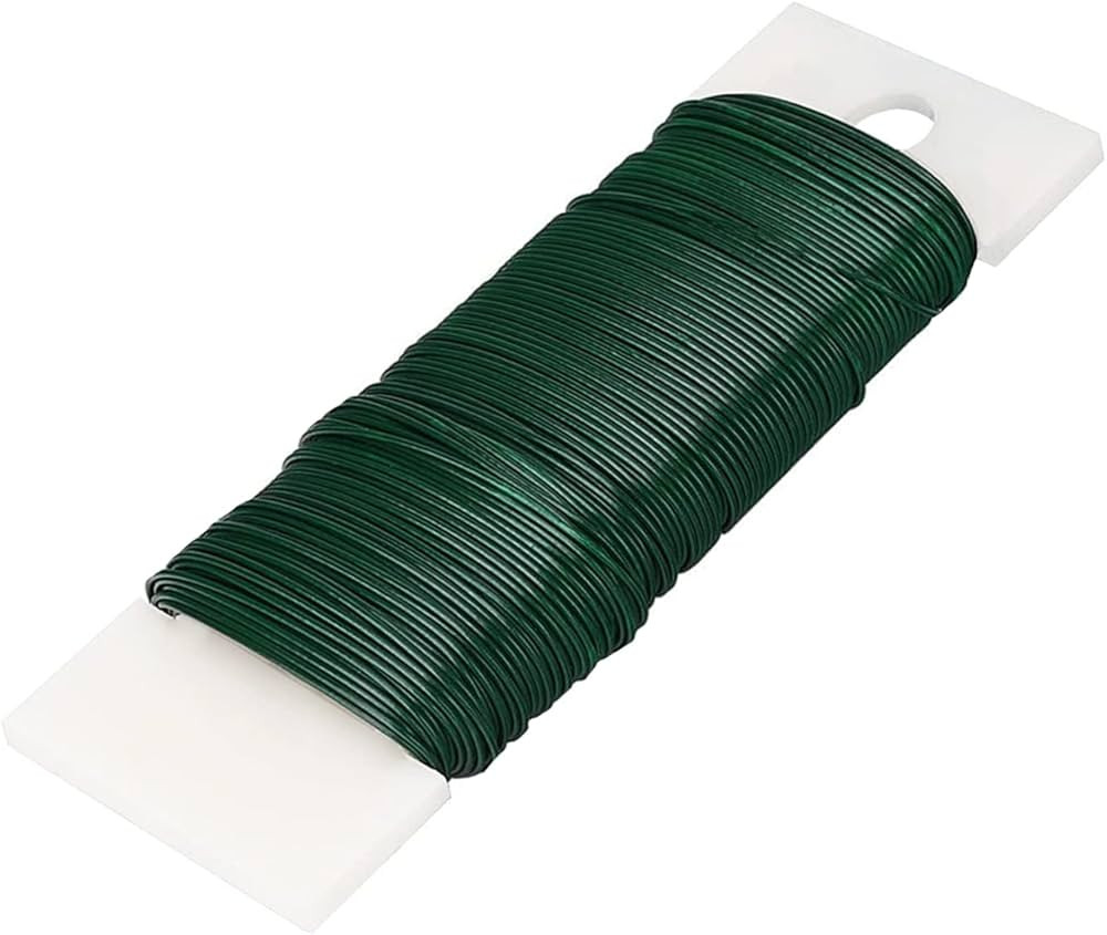 Florist Wire Green, 35M Flexible Paddle Wire Craft Wire for Christmas Wreaths, Flower Bouquets, G... | Amazon (UK)