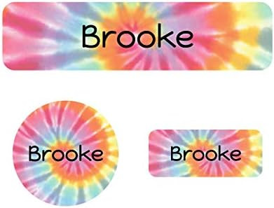 Name Bubbles Tie-dye Starter Labels Pack (90 Pack) Durable Printed Labels for Daycare, School, Tr... | Amazon (US)