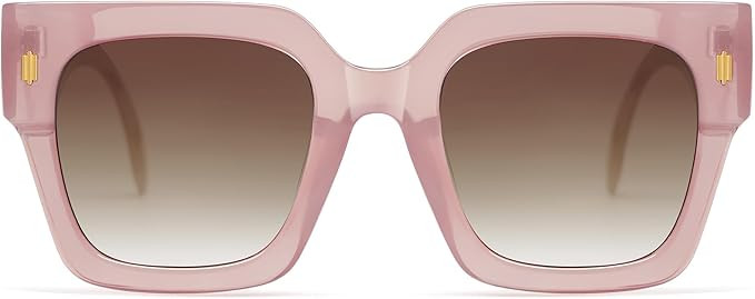 SOJOS Vintage Oversized Square Sunglasses for Women,Retro Womens Luxury Big Large Sun Glasses UV4... | Amazon (US)